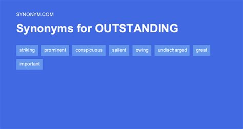 outstanding synonym|another word for outstanding work.